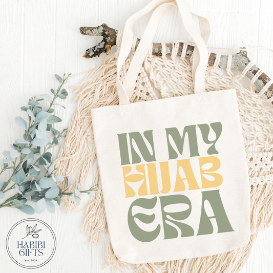 In My Hijab Era - Cotton Canvas Tote Bag