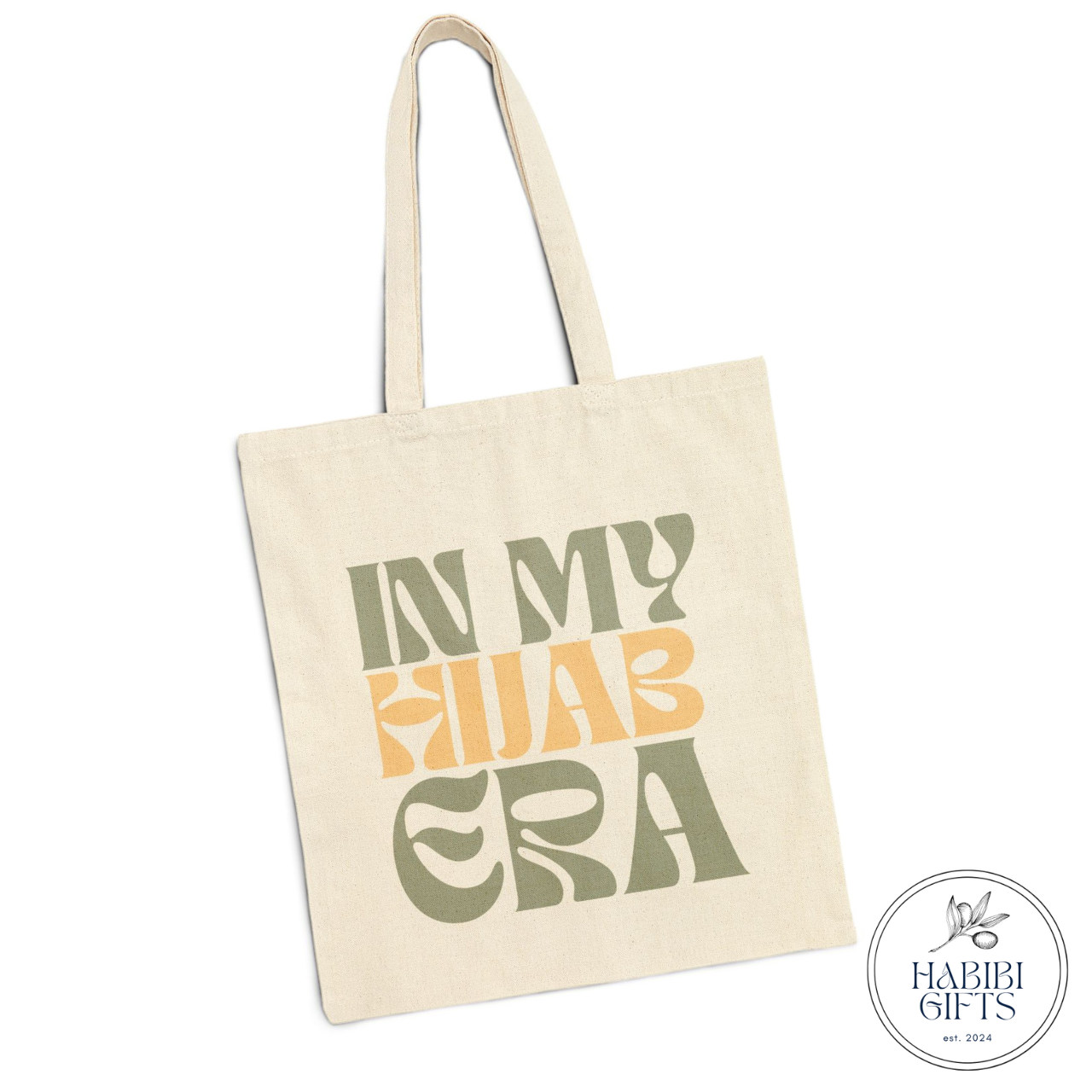 In My Hijab Era - Cotton Canvas Tote Bag